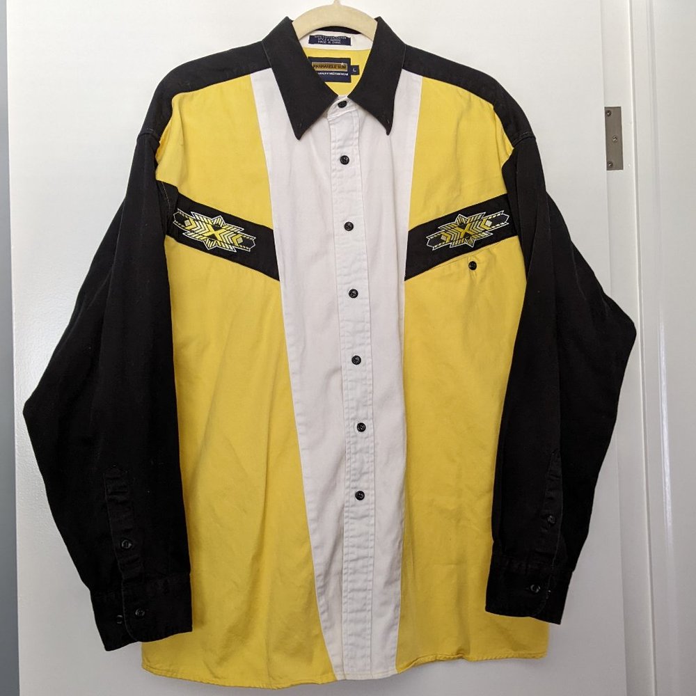 Vintage Panhandle Slim Fine Quality Western Wear Men's Shirt   L